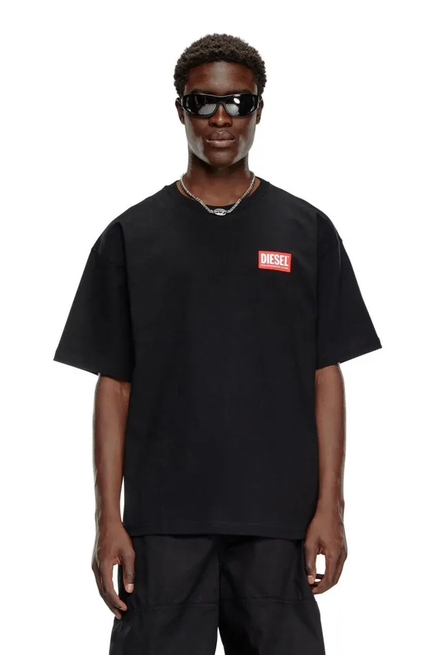 Men Diesel TShirts and Polos TBOXTLAB Black Men Diesel TShirts and Polos TBOXTLAB Black