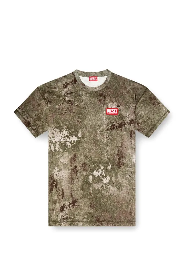 Men Diesel TShirts and Polos TBOXTR12 Military Green Men Diesel TShirts and Polos TBOXTR12 Military Green