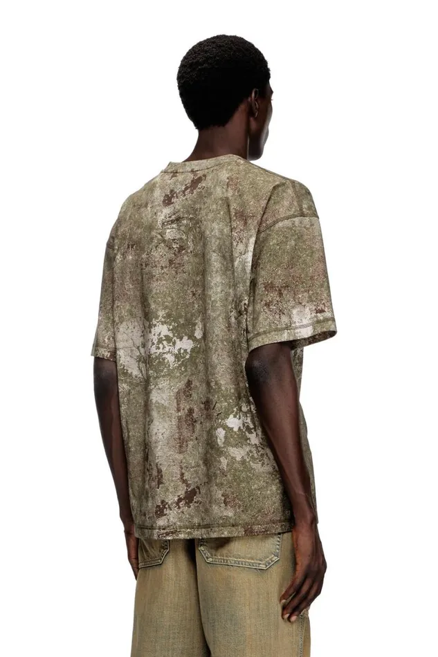 Men Diesel TShirts and Polos TBOXTR12 Military Green Men Diesel TShirts and Polos TBOXTR12 Military Green