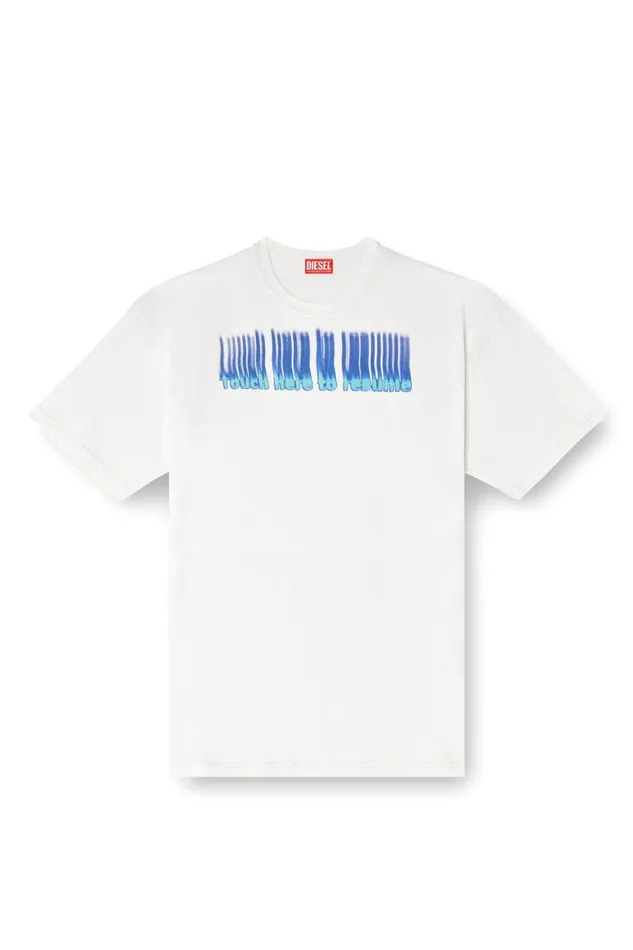 Men Diesel TShirts and Polos TBOXTR14 White Men Diesel TShirts and Polos TBOXTR14 White