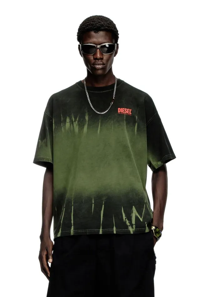 Men Diesel TShirts and Polos TBOXTR3 Dark Green Men Diesel TShirts and Polos TBOXTR3 Dark Green