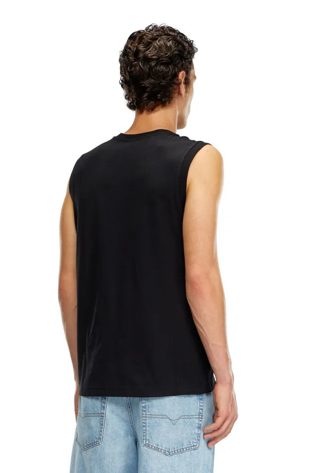 Men Diesel TShirts and Polos TISCODIV Black