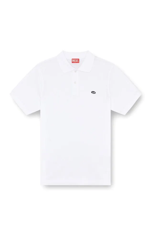 Men Diesel TShirts and Polos TREJUSTDOVALPJ White Men Diesel TShirts and Polos TREJUSTDOVALPJ White