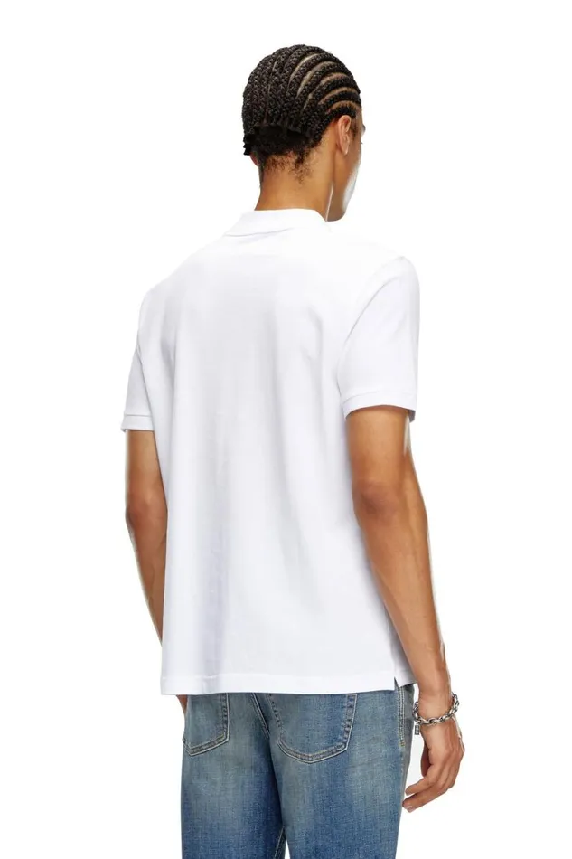 Men Diesel TShirts and Polos TREJUSTDOVALPJ White Men Diesel TShirts and Polos TREJUSTDOVALPJ White