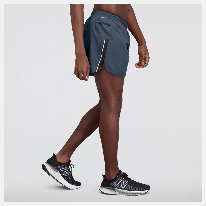 Men Impact Run 5 Inch Short Thunder New Balance Shorts
