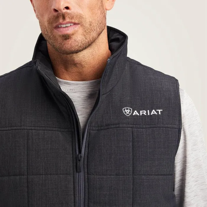 Men Jackets and Vests Ariat Crius Insulated Vest Phantom Men Jackets and Vests Ariat Crius Insulated Vest Phantom