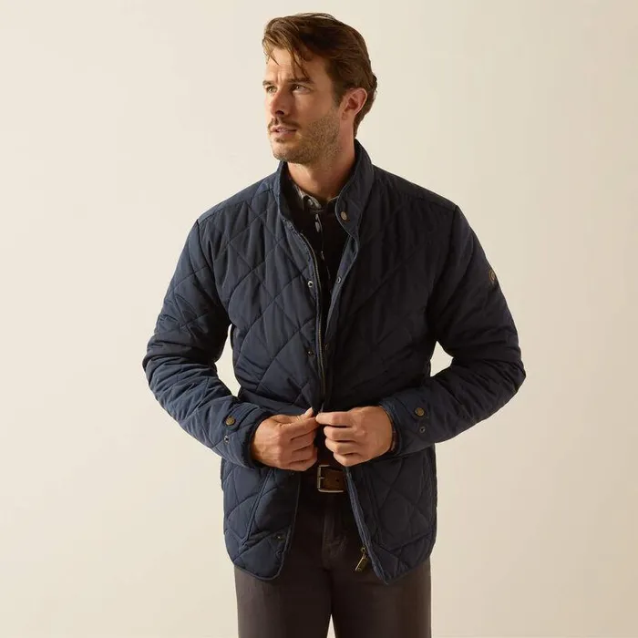 Men Jackets and Vests Ariat Woodside Jacket Navy Men Jackets and Vests Ariat Woodside Jacket Navy