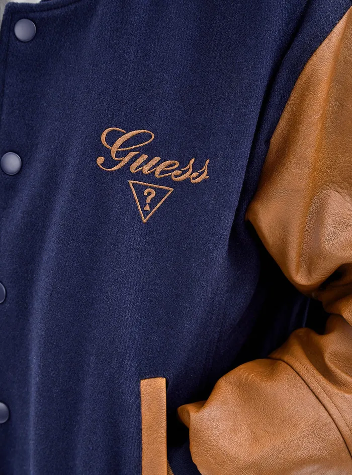 Men Jackets GUESS Guess Originals Blue Club Varsity Jacket