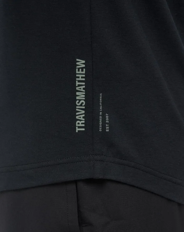 Men Jackets TravisMathew ACTION HOODIE Black Men Jackets TravisMathew ACTION HOODIE Black
