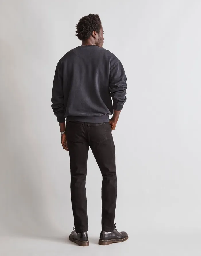 Men Jeans Madewell Athletic Slim Jeans Black