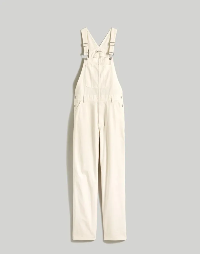 Men Jeans Madewell GarmentDyed Canvas Overalls Vintage Canvas