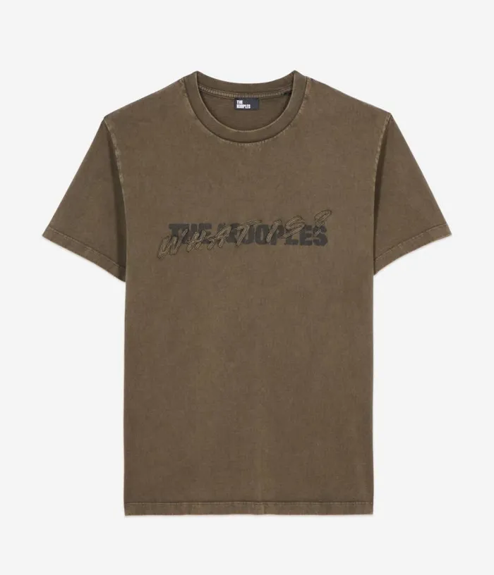 Men Khaki What Tshirt THE KOOPLES Tshirts