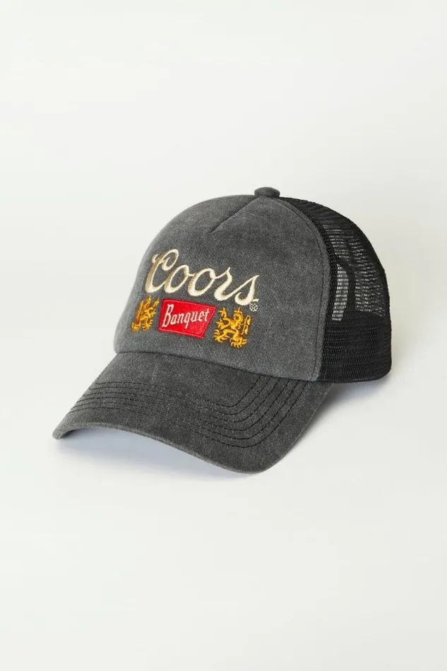 Men Lucky Brand Hats Coors Trucker Hat Black