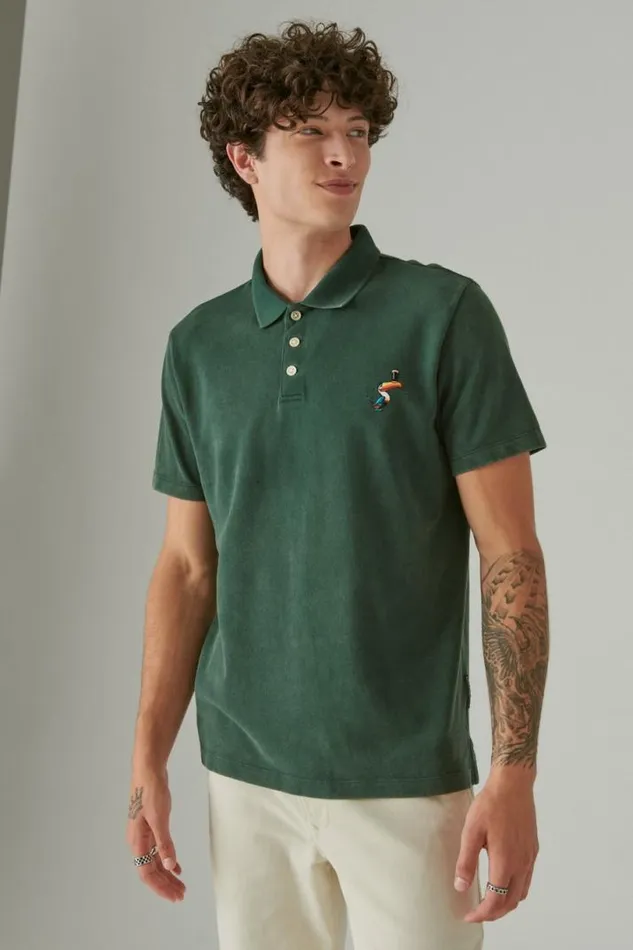 Men Lucky Brand Shirts and Tops Guinness Polo Pine Grove