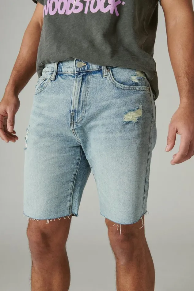 Men Lucky Brand Shorts Athletic Straight Short Sherman