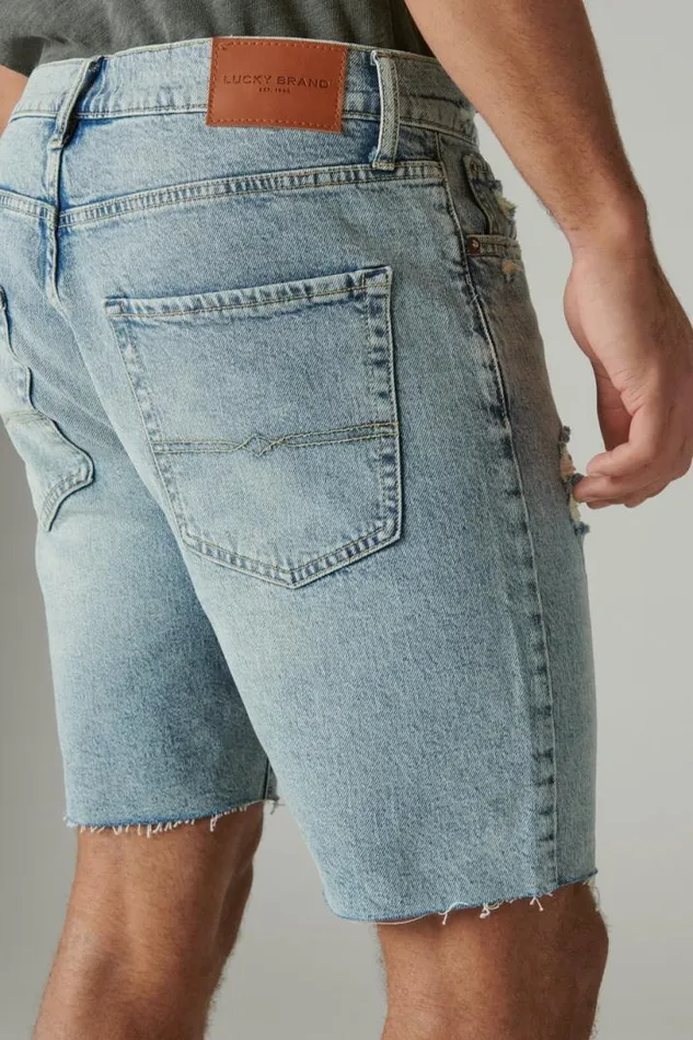 Men Lucky Brand Shorts Athletic Straight Short Sherman