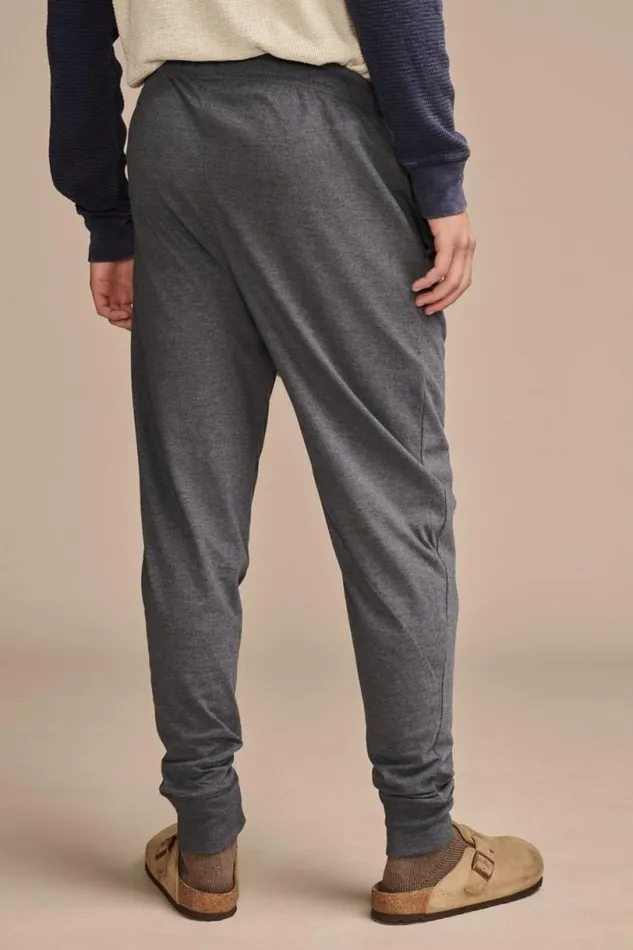 Men Lucky Brand Underwear and Sleepwear Knit Jogger Sleep Pant Rinse