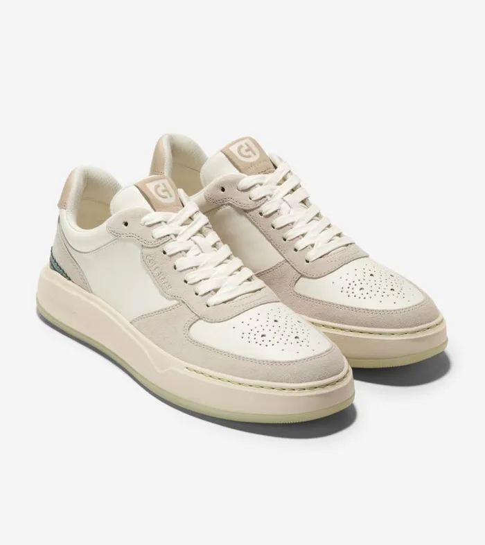 Men Men039s GRANDPR CROSSOVER SNEAKER Beige Cole Haan Sneakers