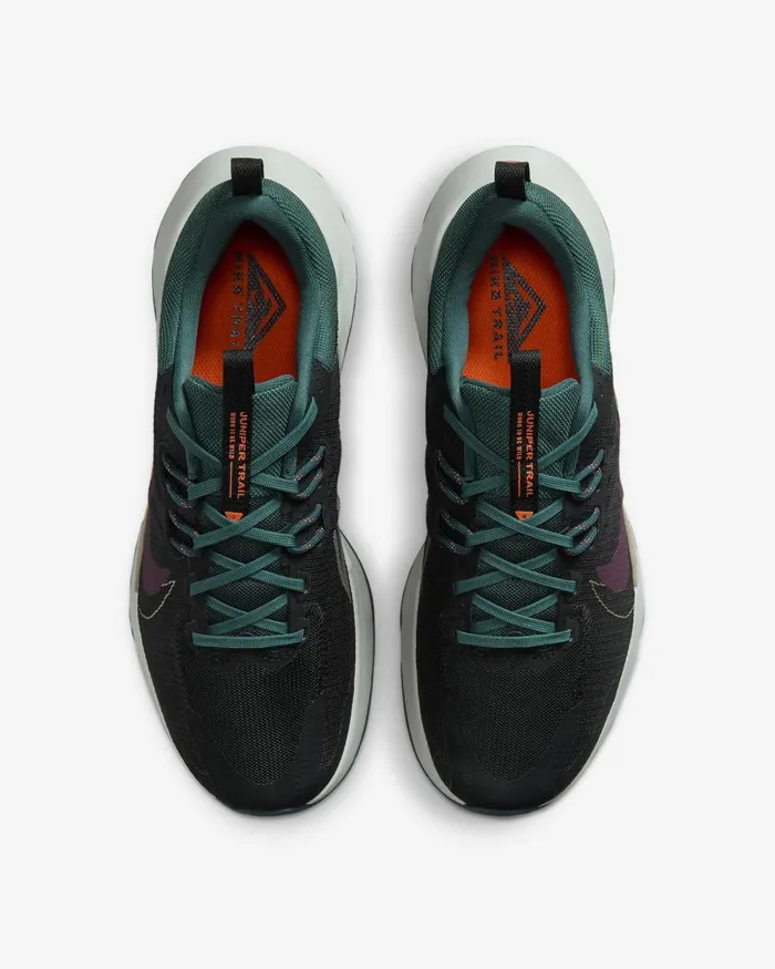 Men Nike All Shoes Juniper Trail 2 Blackdeep Junglepurple Inknight Maroon