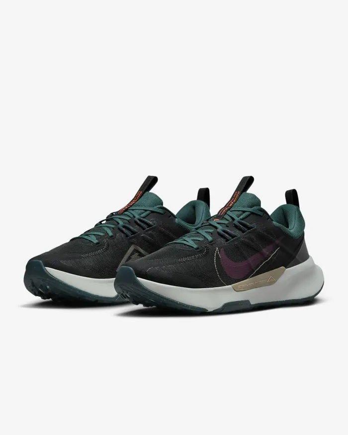 Men Nike All Shoes Juniper Trail 2 Blackdeep Junglepurple Inknight Maroon