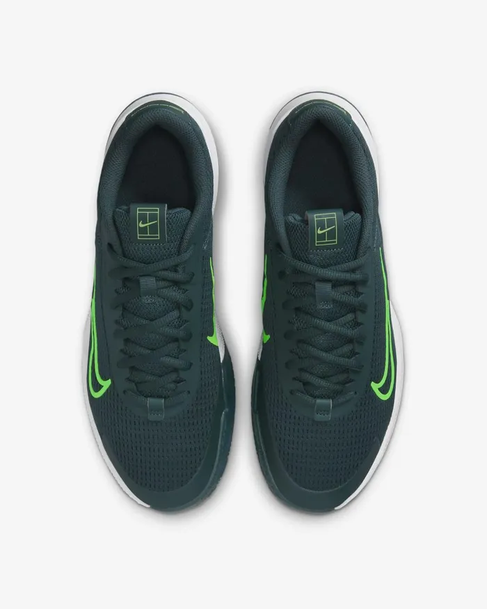 Men Nike All Shoes NikeCourt Vapor Lite 2 Deep Junglewhitegreen Strike