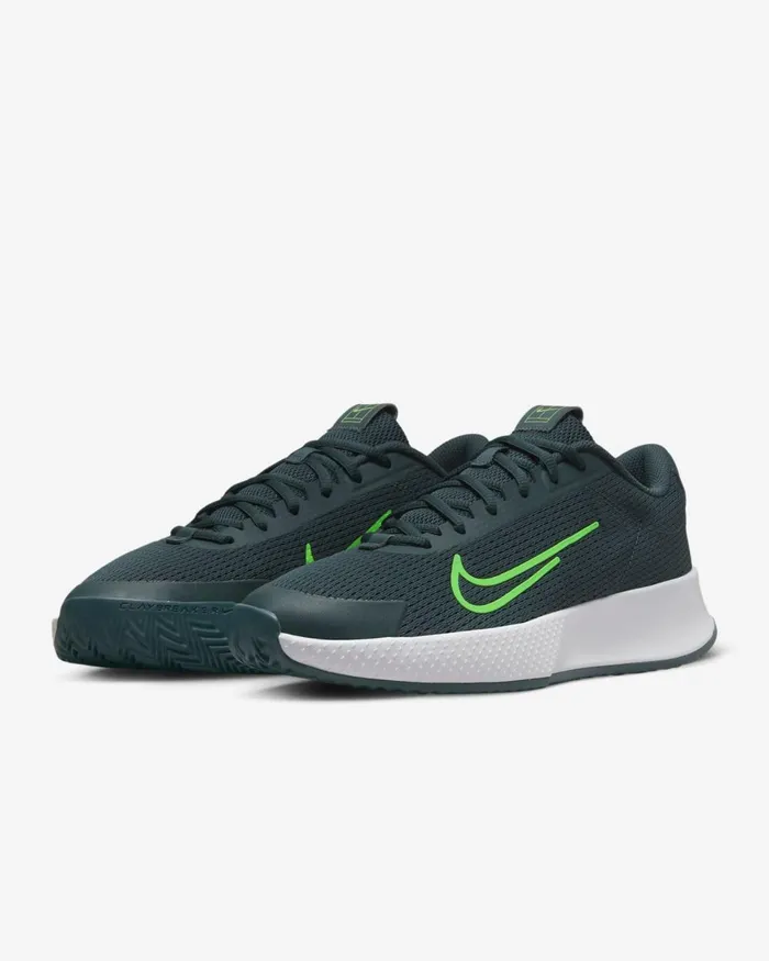 Men Nike All Shoes NikeCourt Vapor Lite 2 Deep Junglewhitegreen Strike