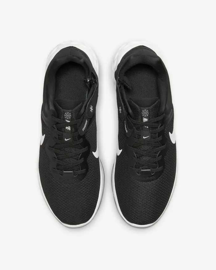 Men Nike All Shoes Revolution 6 FlyEase Blackiron Greywhite