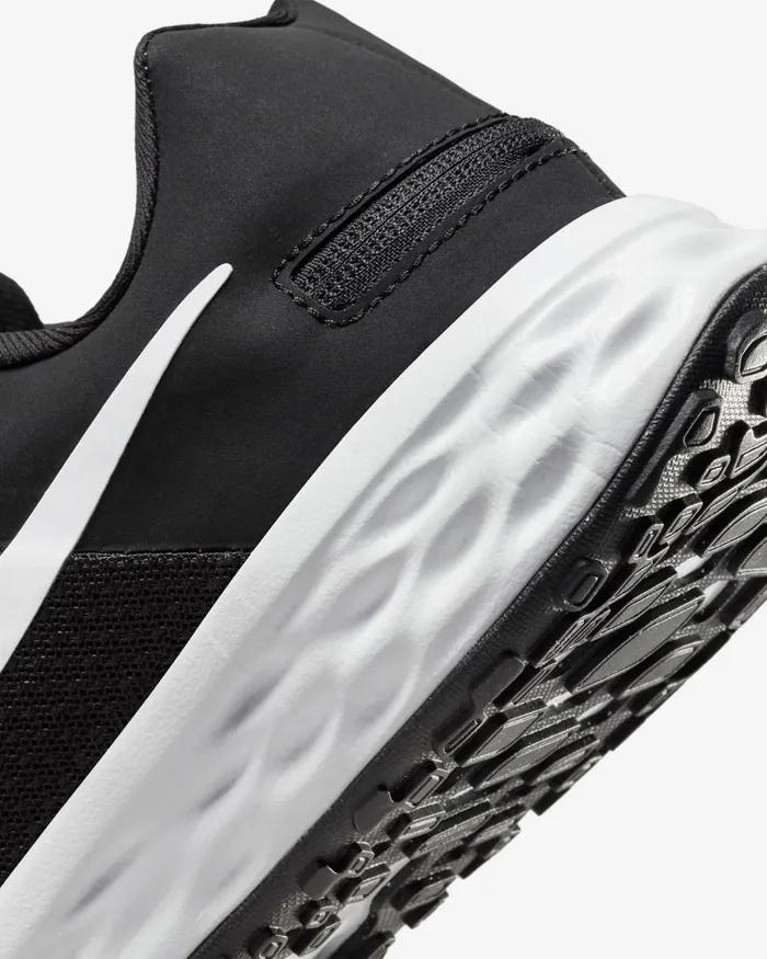 Men Nike All Shoes Revolution 6 FlyEase Blackiron Greywhite