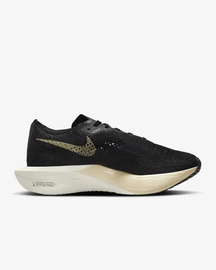 Men Nike All Shoes Vaporfly 3 Blackblackoatmealmetallic Gold Grain