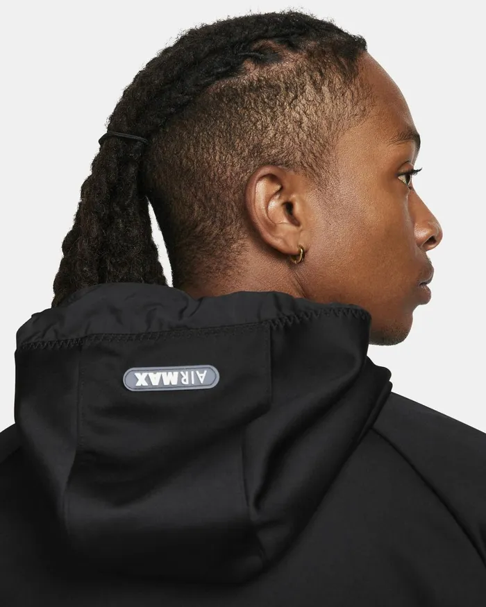 Men Nike Hoodies And Sweatshirts Air Max Blackblackwhite