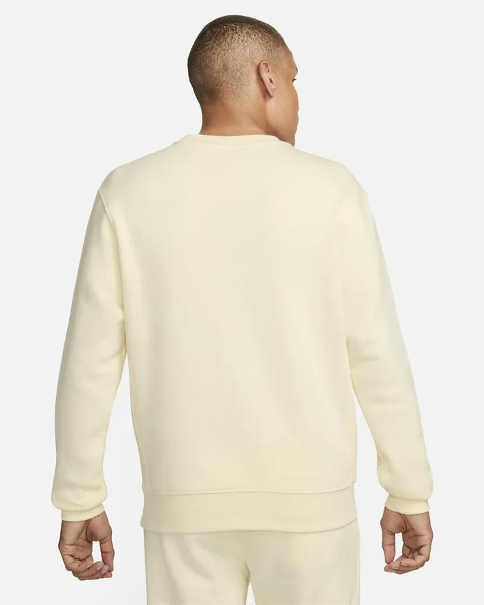 Men Nike Hoodies And Sweatshirts Club Fleece Coconut Milk