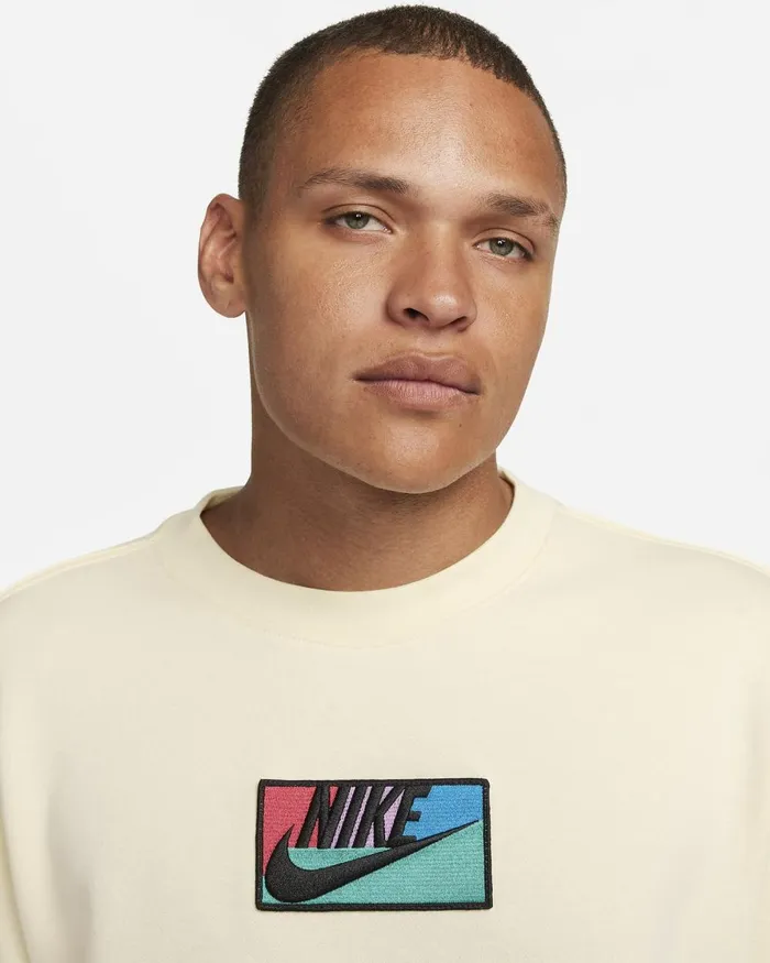 Men Nike Hoodies And Sweatshirts Club Fleece Coconut Milk