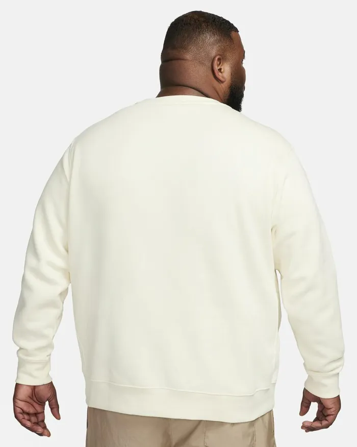 Men Nike Hoodies And Sweatshirts Club Fleece Coconut Milk