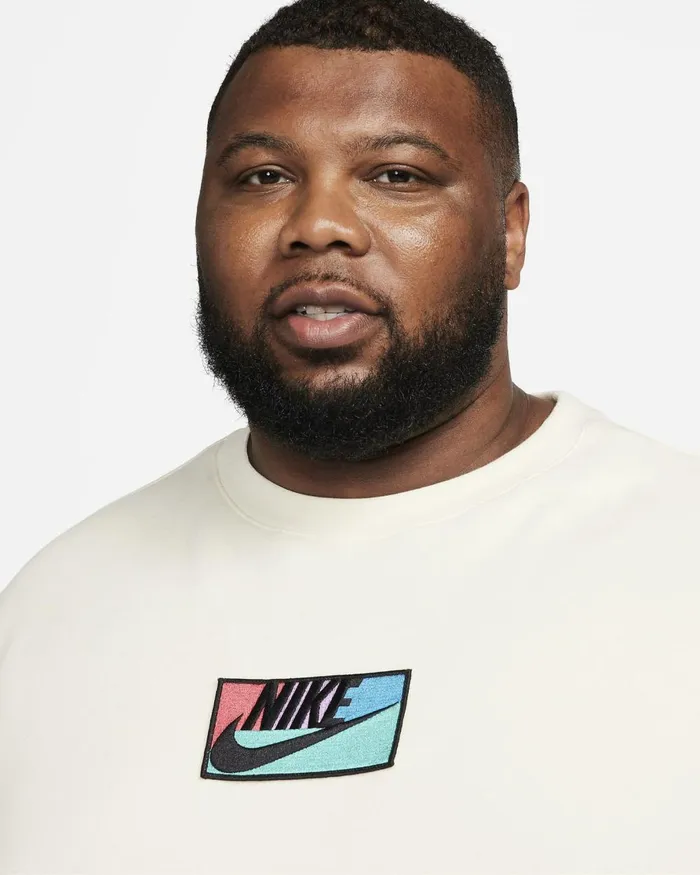 Men Nike Hoodies And Sweatshirts Club Fleece Coconut Milk