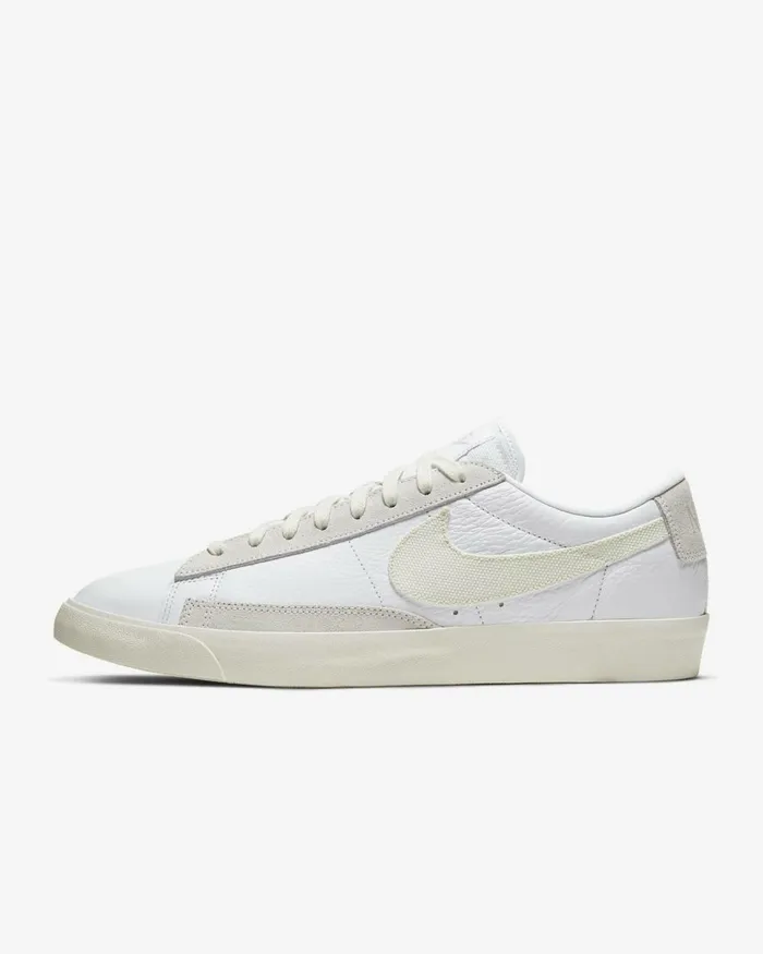 Men Nike Lifestyle Blazer Low Leather Whiteplatinum Tintsail
