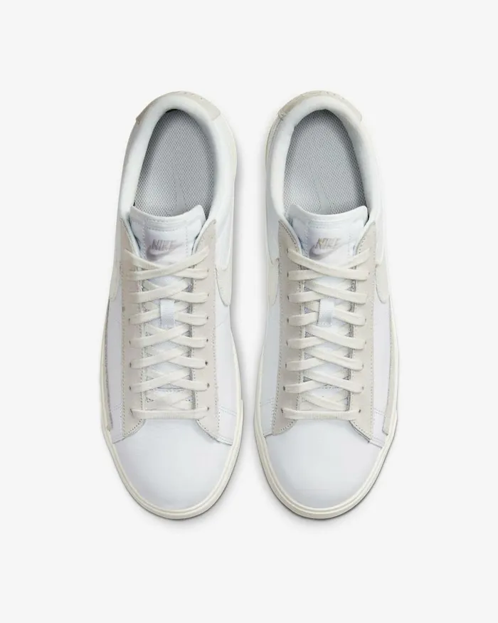 Men Nike Lifestyle Blazer Low Leather Whiteplatinum Tintsail