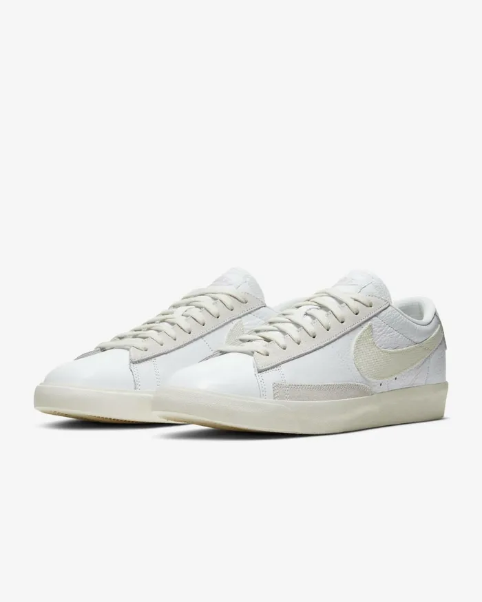 Men Nike Lifestyle Blazer Low Leather Whiteplatinum Tintsail