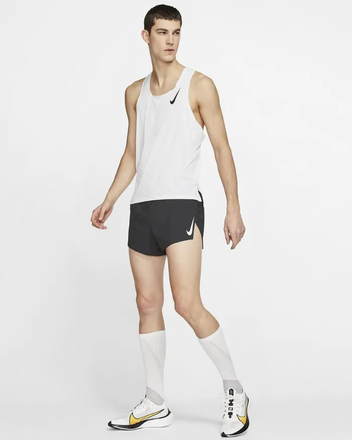 Men Nike Shorts AeroSwift Blackwhite
