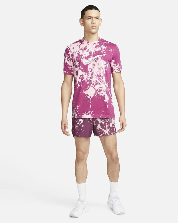 Men Nike Shorts DriFIT Run Division Stride Rosewood