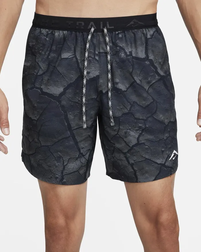 Men Nike Shorts DriFIT Stride Medium Ashblackblackwhite