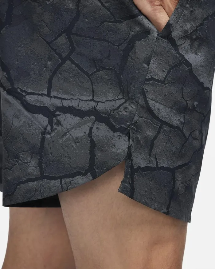 Men Nike Shorts DriFIT Stride Medium Ashblackblackwhite