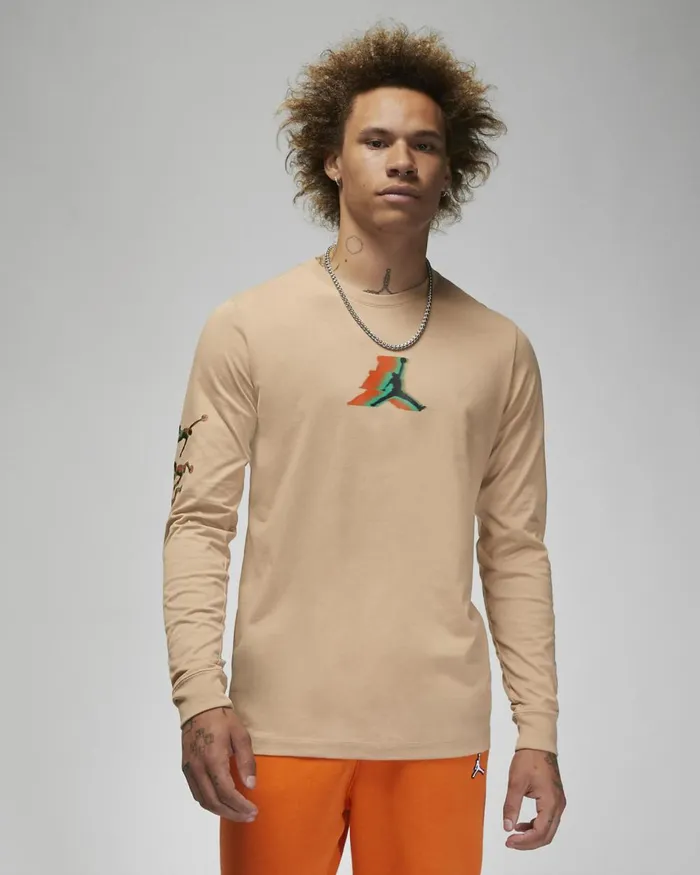 Men Nike Tops And TShirts Jordan Brand Hempblack