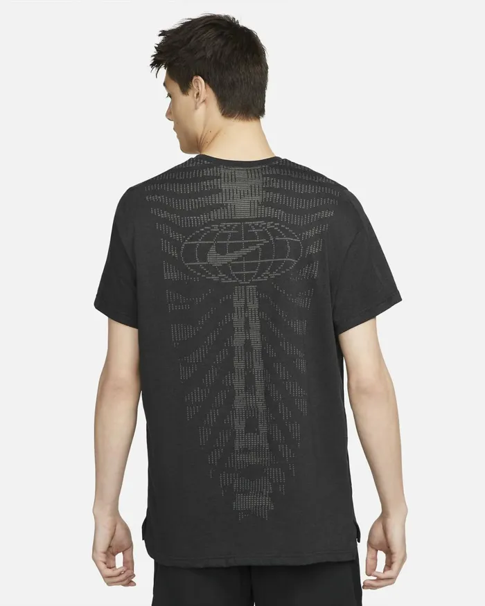 Men Nike Tops And TShirts Pro DriFIT Blackiron Grey