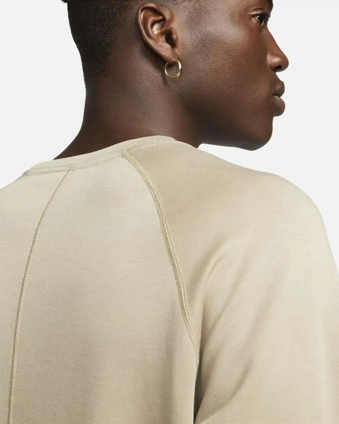 Men Nike Tops And TShirts Tech Fleece Lightweight Khakiblack