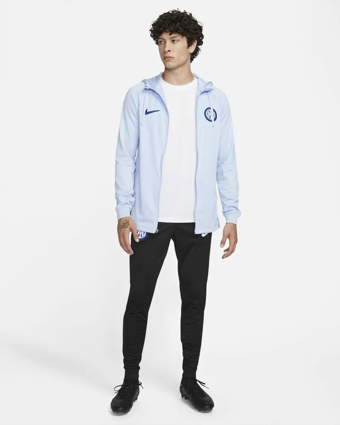 Men Nike Tracksuits Inter Milan Strike Light Marineblacklyon Blue