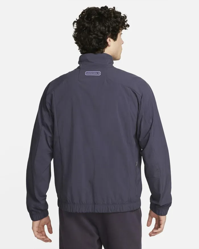 Men Nike Tracksuits Liverpool FC Revival Third Gridironspace Purplespace Purple