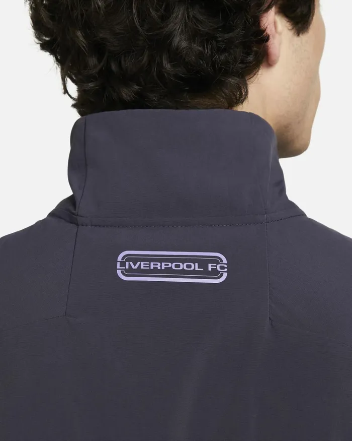 Men Nike Tracksuits Liverpool FC Revival Third Gridironspace Purplespace Purple