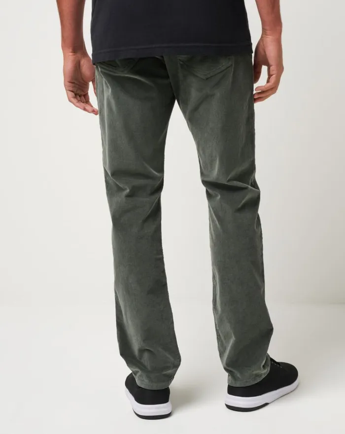 Men Pants TravisMathew START THE JOURNEY CORDUROY PANT Dark Olive