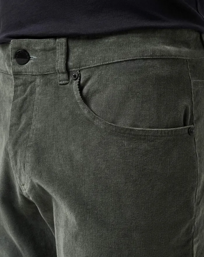 Men Pants TravisMathew START THE JOURNEY CORDUROY PANT Dark Olive