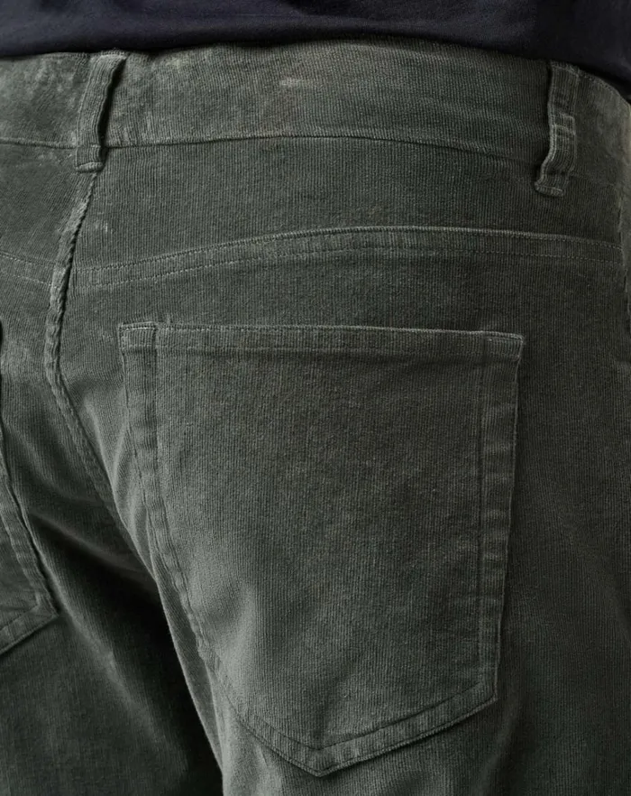 Men Pants TravisMathew START THE JOURNEY CORDUROY PANT Dark Olive